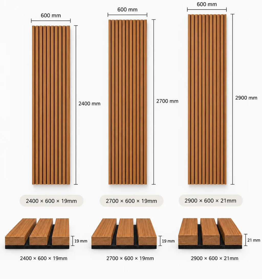 Slat Acoustic Panel — Teak