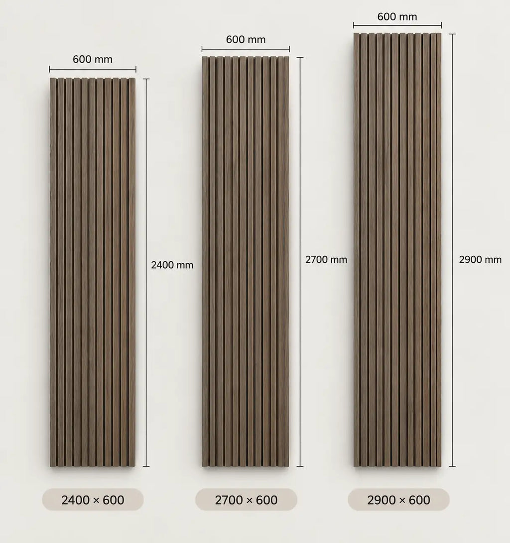 Slat Acoustic Panel — Smoked Oak