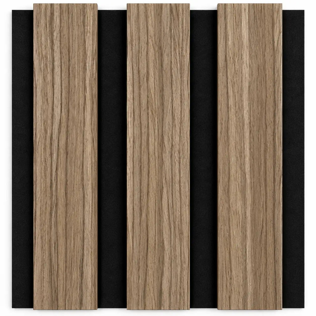 Slat Acoustic Panel — Walnut Dark