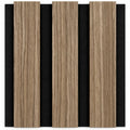 Slat Acoustic Panel — Walnut Dark