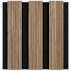 Slat Acoustic Panel — Walnut Dark