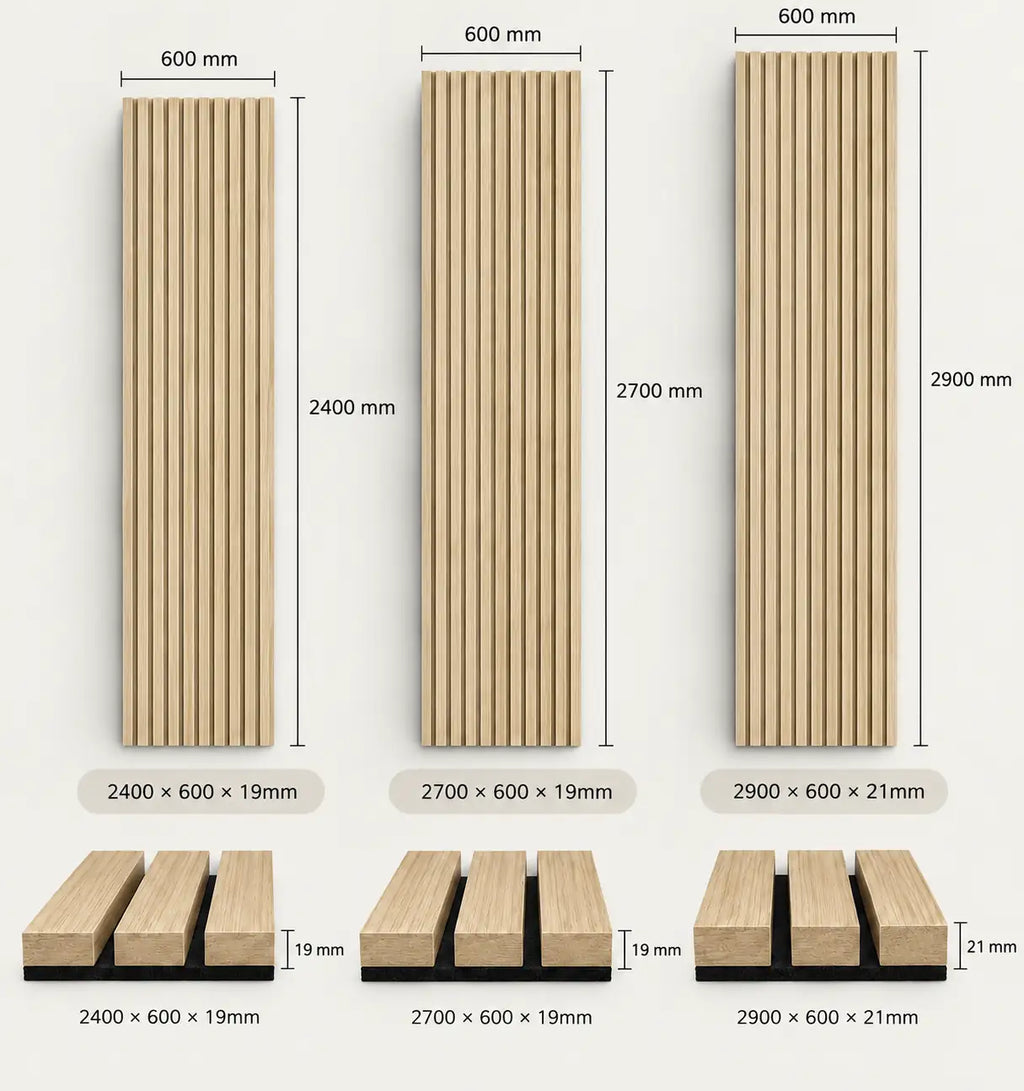 Slat Acoustic Panel — White Oak