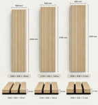 Slat Acoustic Panel — White Oak