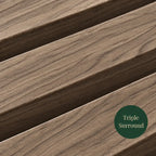 Slat Acoustic Panel — Walnut Dark