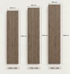 Slat Acoustic Panel — Walnut Dark