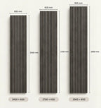 Slat Acoustic Panel — Charcoal