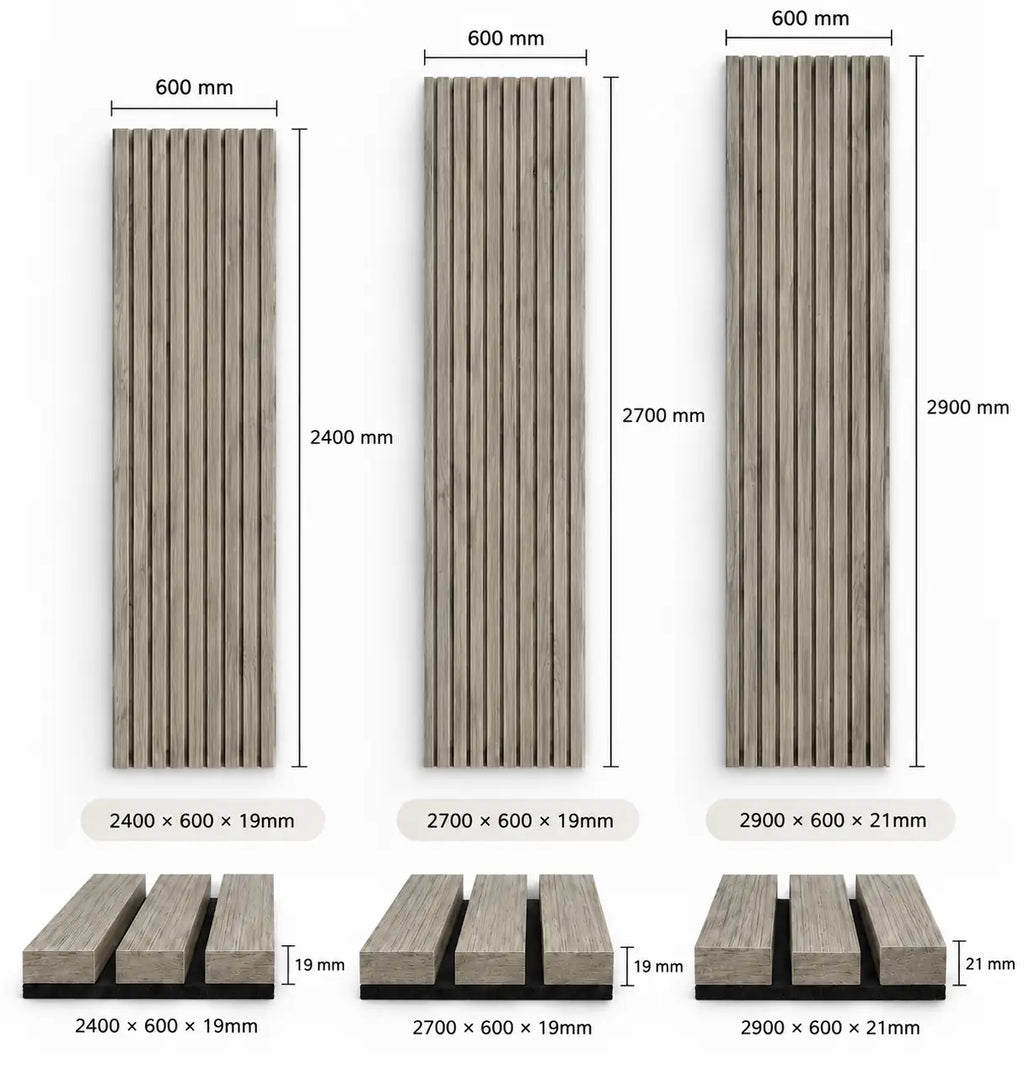 Slat Acoustic Panel — Silver Oak