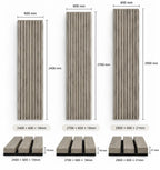 Slat Acoustic Panel — Silver Oak