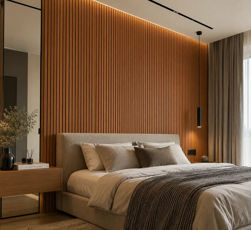 Slat Acoustic Panel — Teak