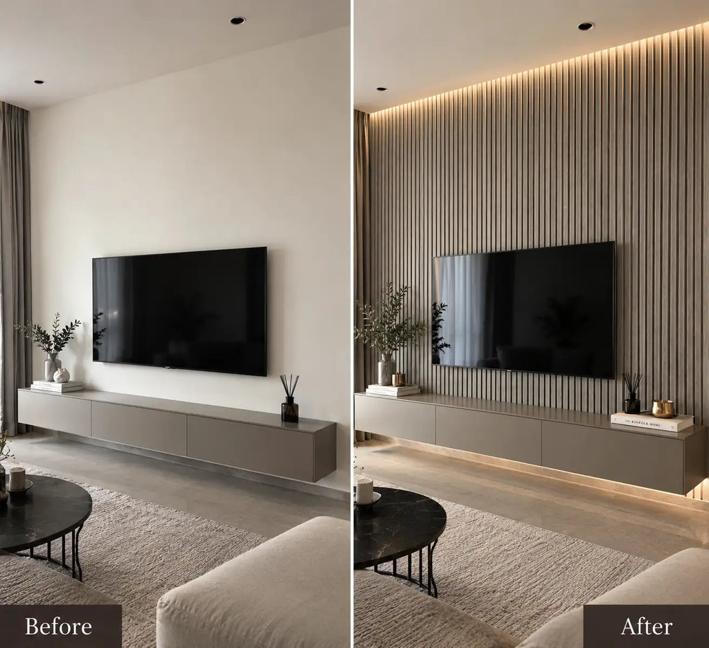 Slat Acoustic Panel — Silver Oak