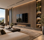 Slat Acoustic Panel — Walnut Dark