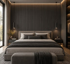 Slat Acoustic Panel — Charcoal