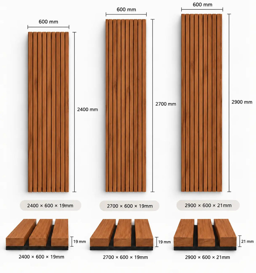 Slat Acoustic Panel — Walnut