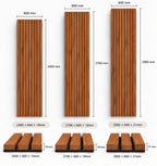 Slat Acoustic Panel — Walnut