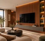 Slat Acoustic Panel — Walnut