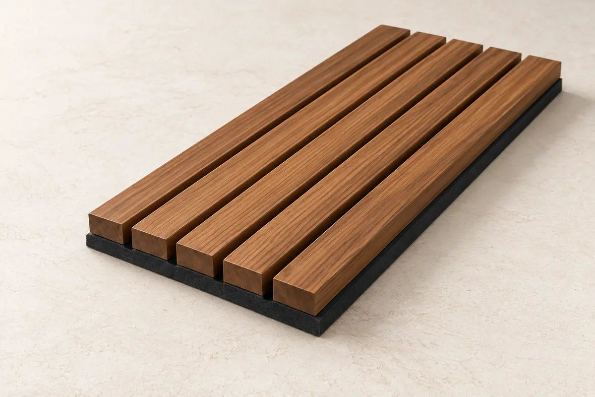 Slat Acoustic Panel — Teak