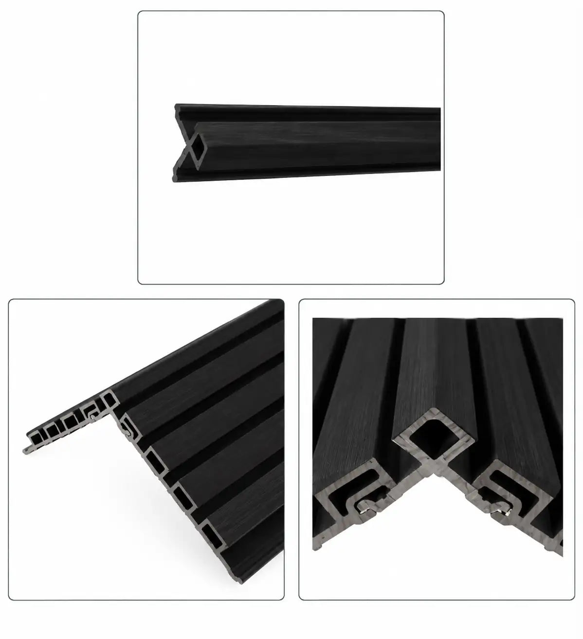 WPC Corner Banding — Black
