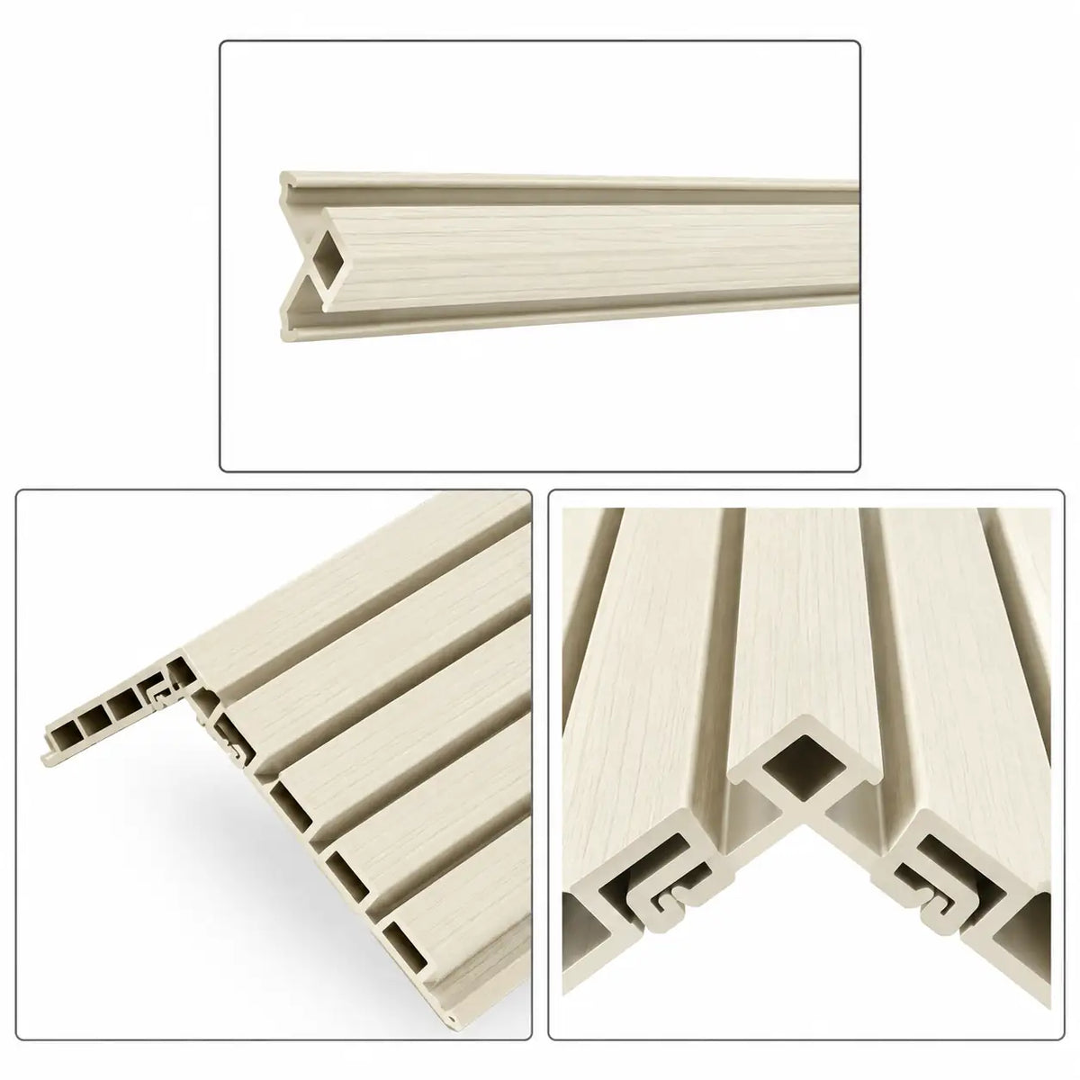 WPC Corner Banding — Cream