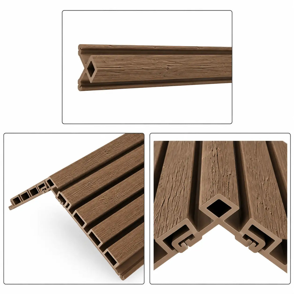 WPC Corner Banding — Walnut