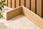 Berara indoor corner trim in natural oak