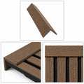 WPC L Corner Shape — Walnut