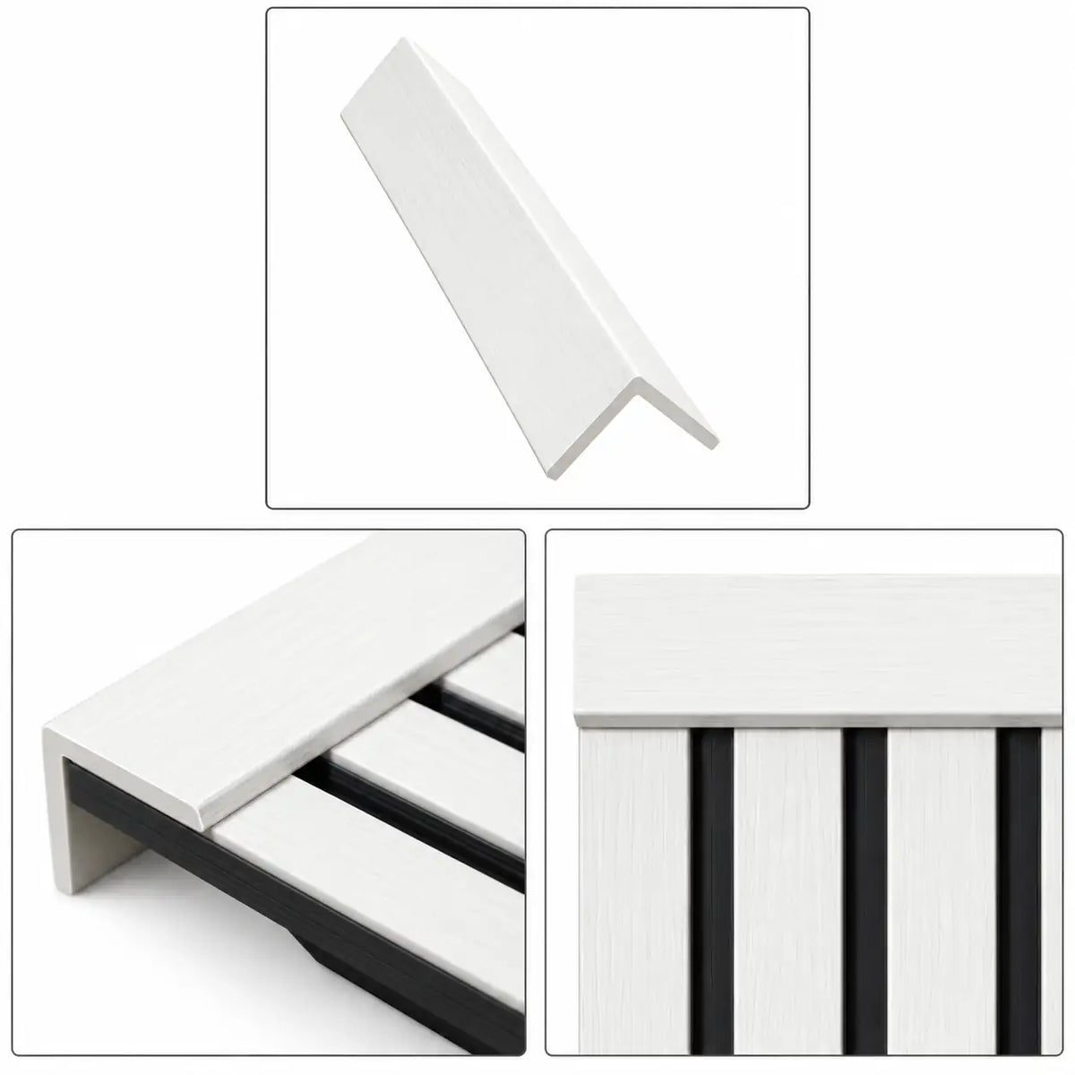 WPC L Corner Shape — White