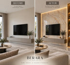 Cream SPC marble sheet panel