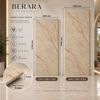 Cream SPC marble sheet panel