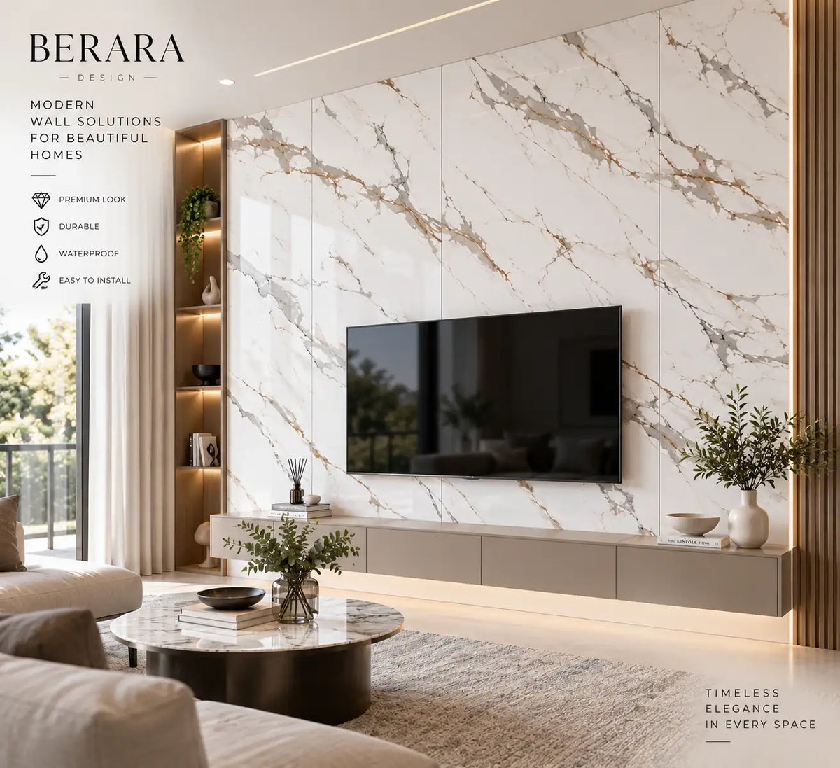 Inc Rock SPC marble sheet panel