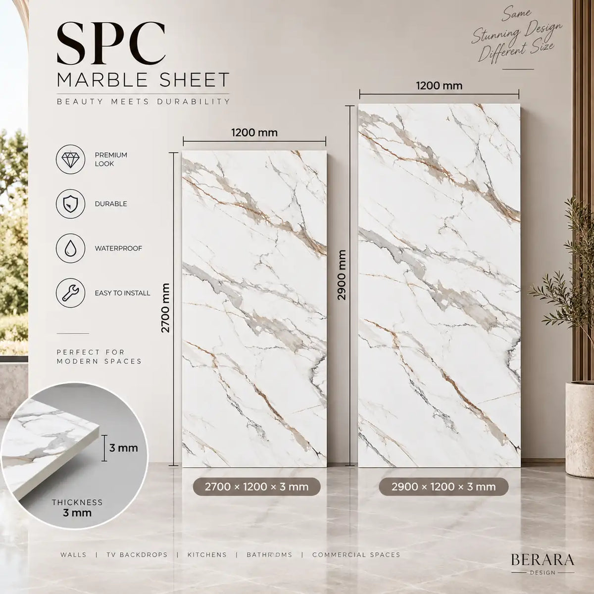 Inc Rock SPC marble sheet panel