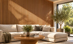 Slat Acoustic Panel — Walnut material and finish detail