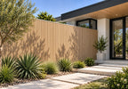 Outdoor WPC Panel — Charcoal fitted to an exterior façade