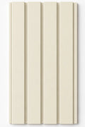 WPC outdoor wall panel in Cream — front view