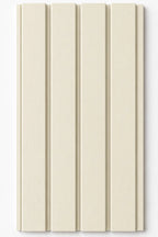 WPC outdoor wall panel in Cream — front view