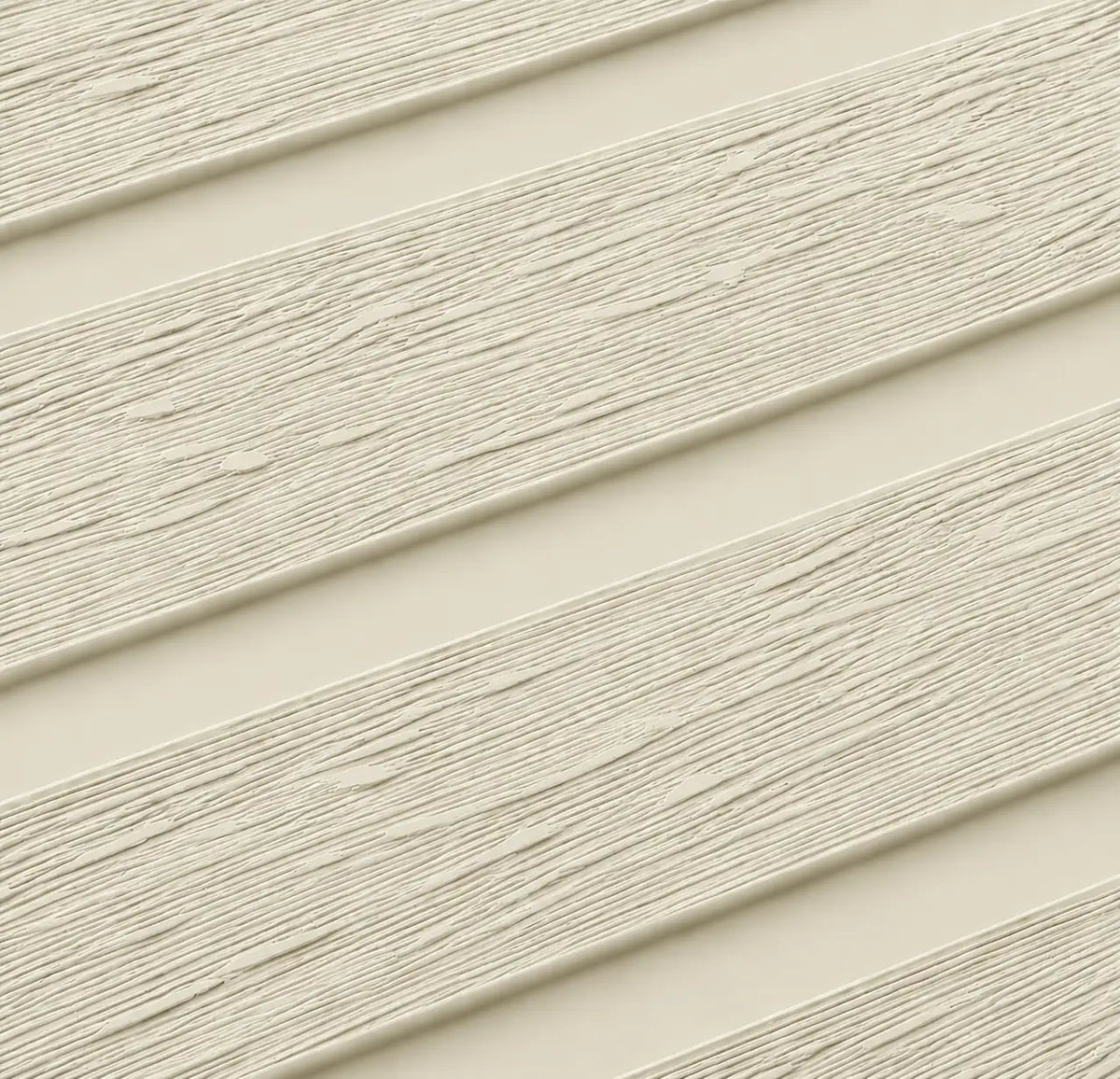 Close-up of the Cream WPC panel timber-look texture