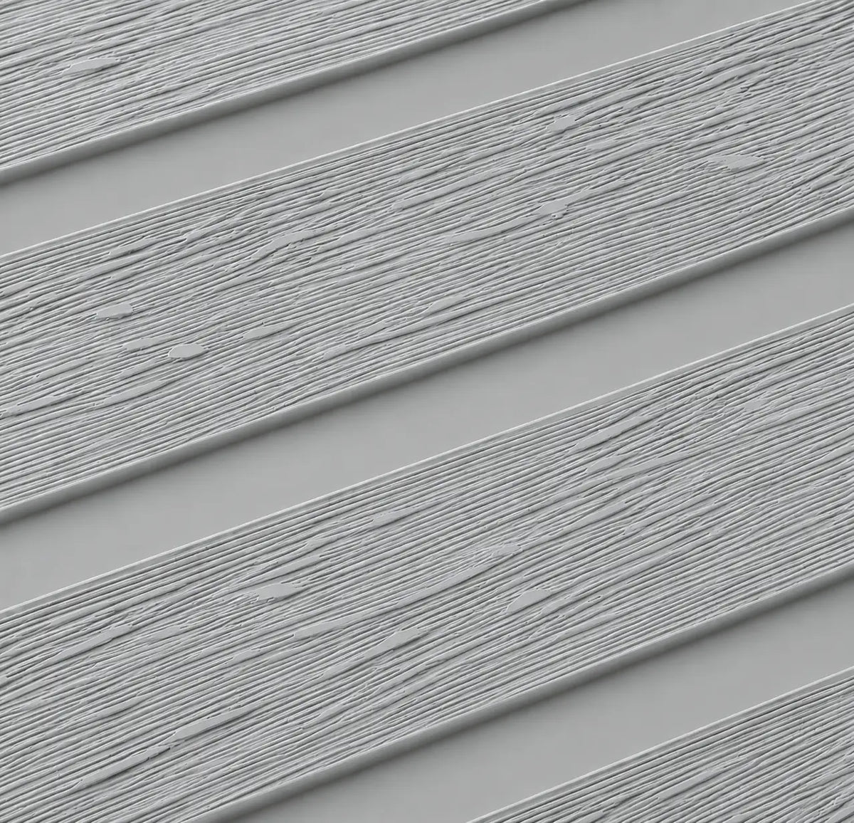Close-up of the Light Grey WPC panel timber-look texture