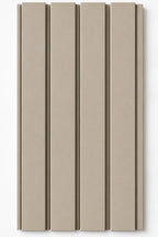 WPC outdoor wall panel in Maple — front view