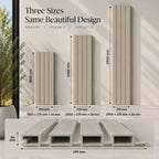 Maple WPC panel dimensions — 219 mm wide, 26 mm deep