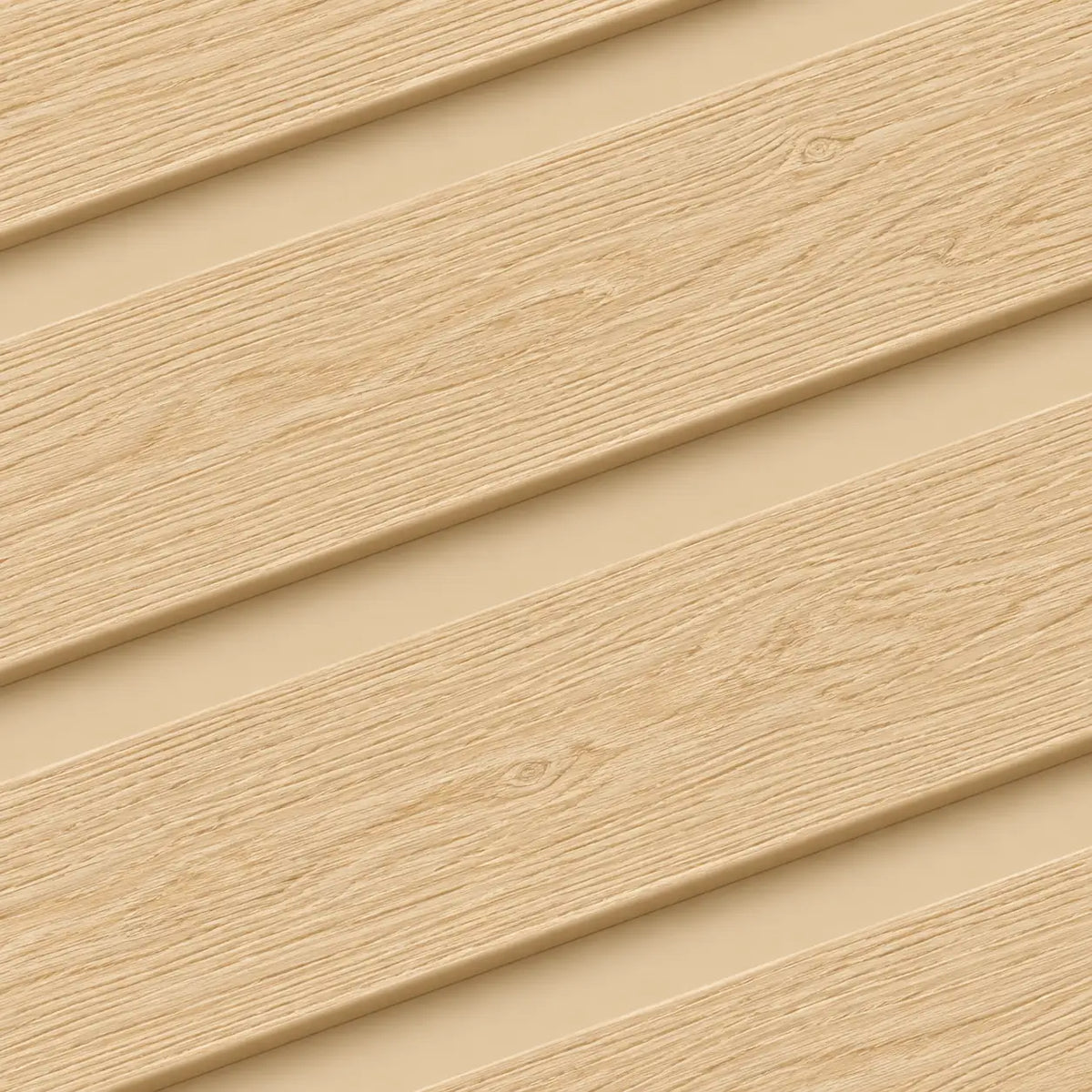 Close-up of the Oak WPC panel timber-look texture