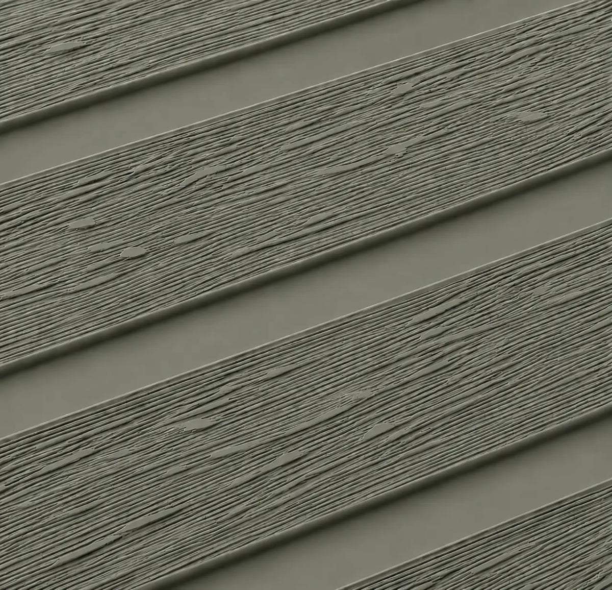 Close-up of the Olive Grey WPC panel timber-look texture