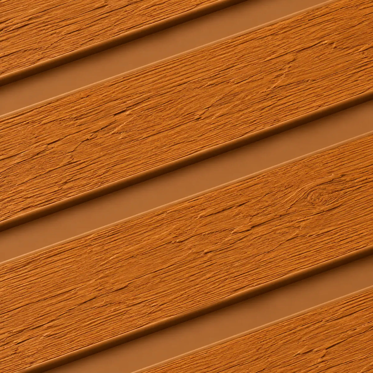 Close-up of the Teak WPC panel timber-look texture