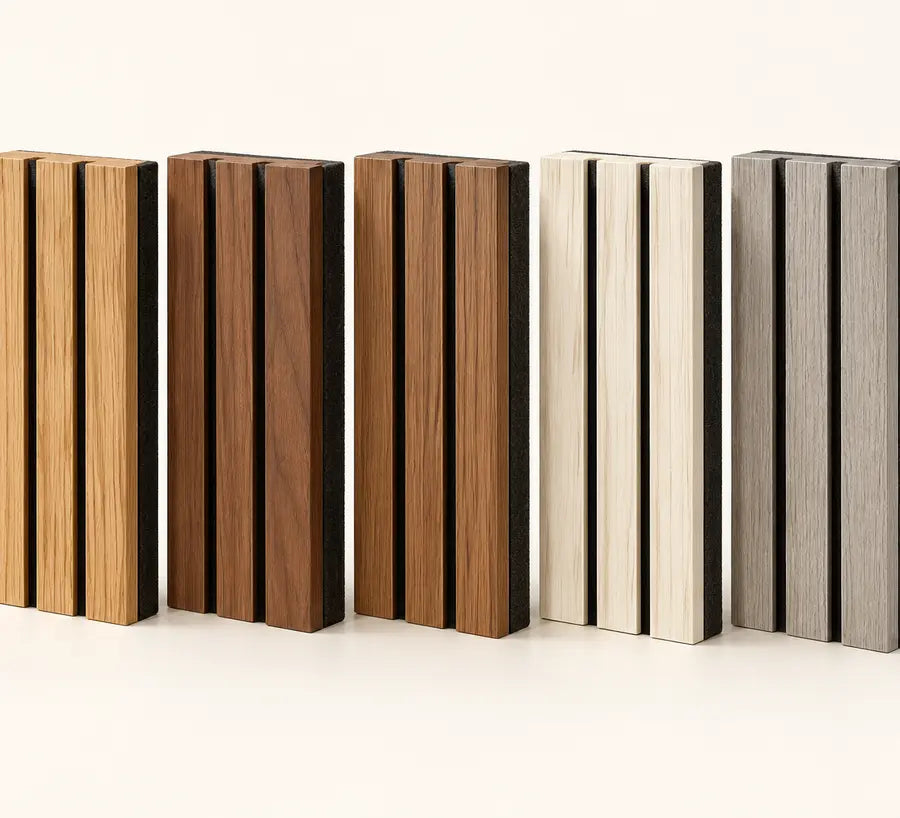 Acoustic panel sample finishes